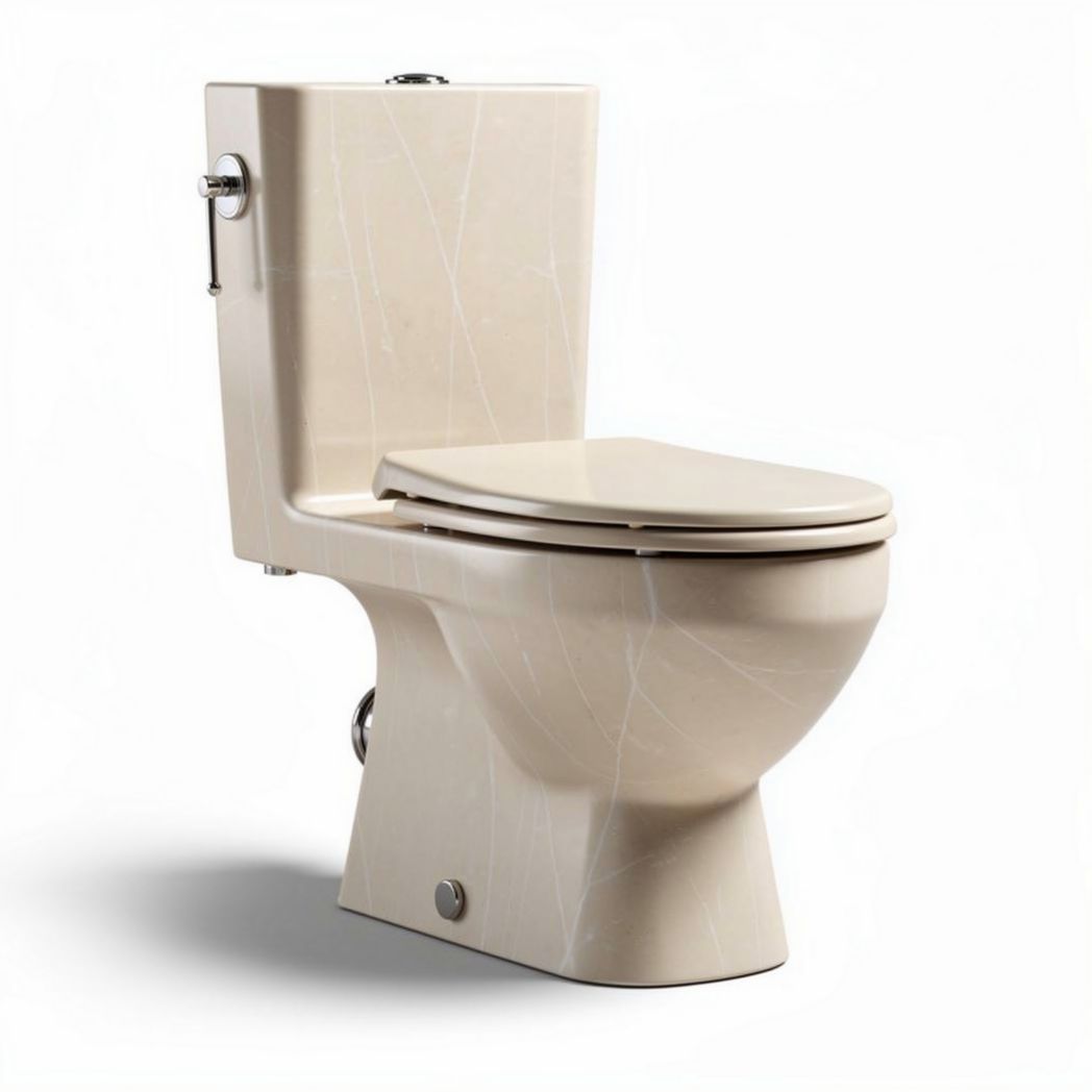 Witte toiletpot met modern ontwerp en keramisch materiaal afmetingen 75 x 40 x 75cm